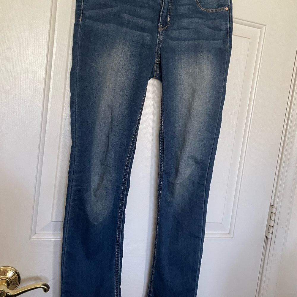 Jordache Blue Straight Leg Jeans- skinny fit